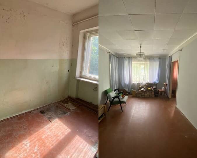 Бюджетный ремонт квартиры: фото до и после