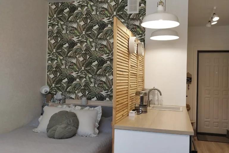 Сканди-студия 24 квадратных метра в Новосибирске от Татьяны Кузиной