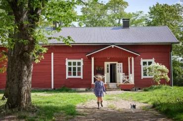 Отремонтировали старый дом в финской деревне