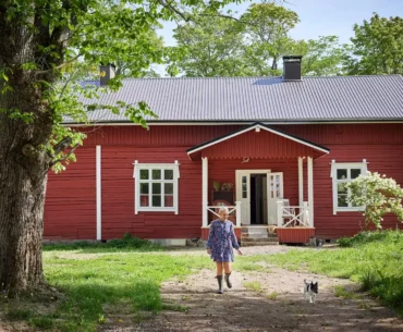 Отремонтировали старый дом в финской деревне