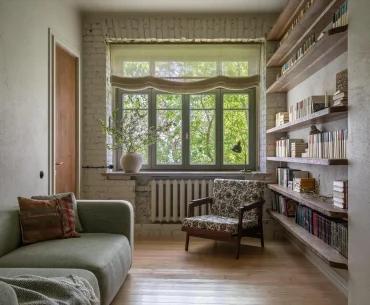 Интерьер 65 м² в доме 1920-х: квартира для большой семьи