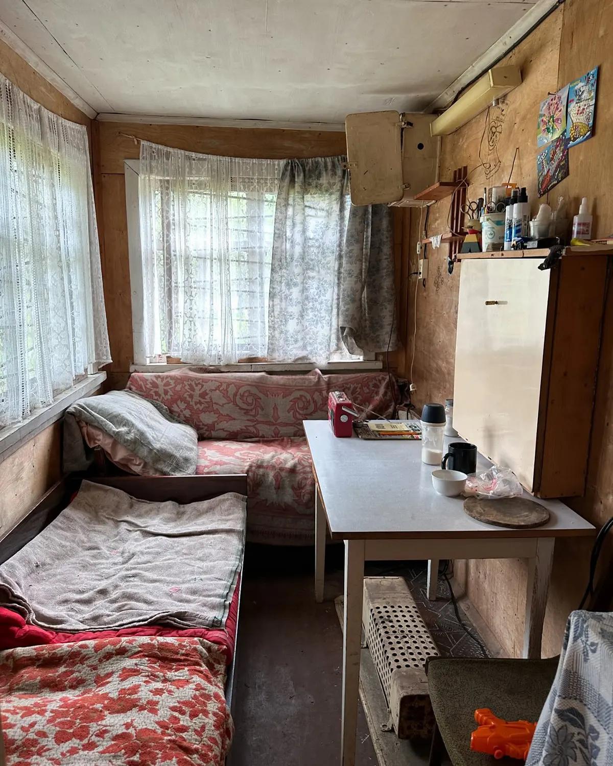 Веранда на даче до реставрации