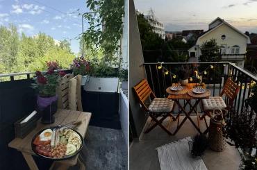 Как обустроить балкон к весне — 5 примеров из обычных квартир