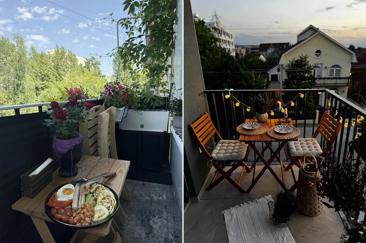 Как обустроить балкон к весне — 5 примеров из обычных квартир