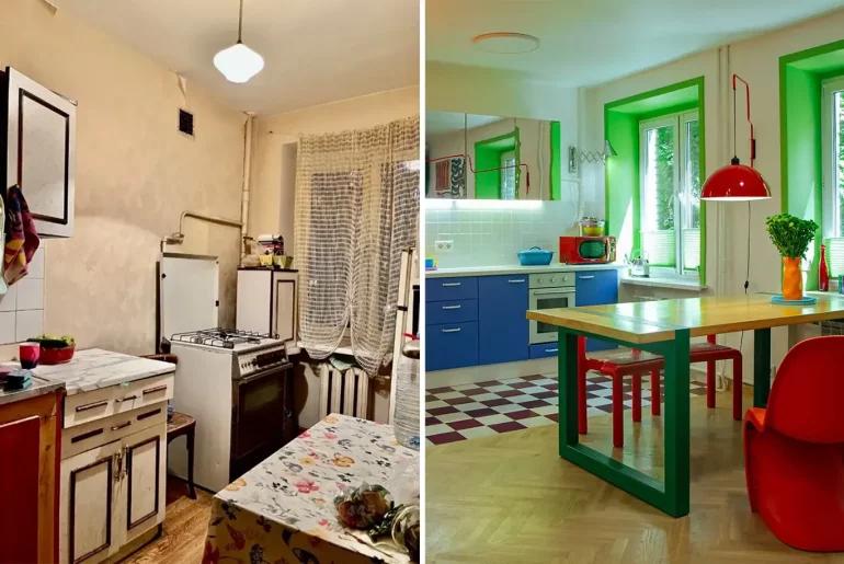 Кухня в хрущевке до и после капитального ремонта