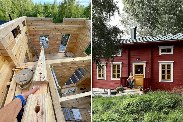 Построили своими руками бюджетный дом площадью 50 квадратов — фото стройки и обзор результата